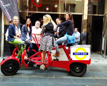Party Bike Bilbao Centro Premio mejor servicio