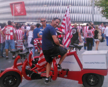 Party Bike Champions League Athletic-Napoli